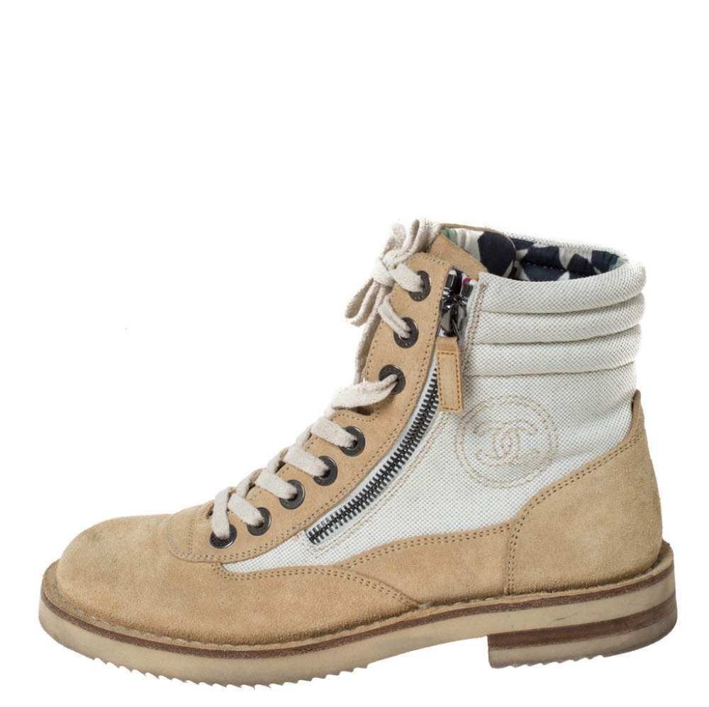 Chanel Lace up Boots - Picture 2 of 5